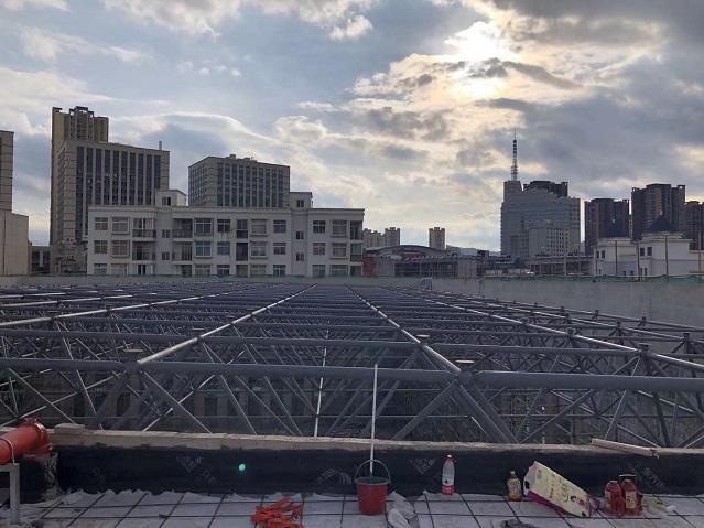 宜宾云南昆明联勤保障部队65070工程-军体训练馆网架